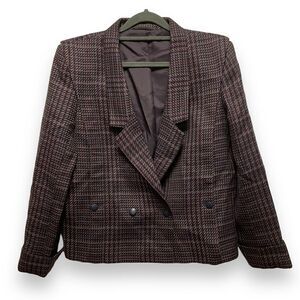 Vintage 90’s Hyphen Cropped Wool Blazer
